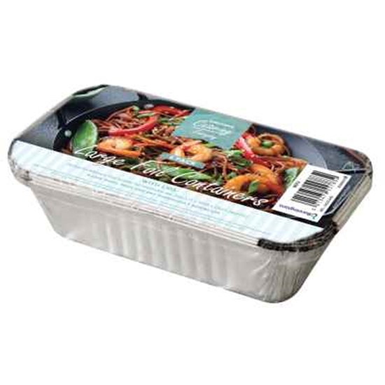 Picture of FOIL CONTAINER & LID 204X112X50